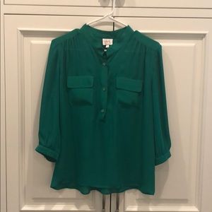 Parker green blouse. Perfect condition